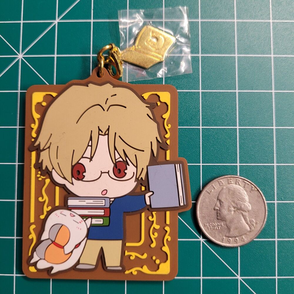 Shuuichi Natori - Natsume Book of Friends Bandai Rubber Charm